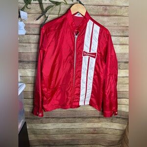 VINTAGE 1960’s Budweiser Swingster Windbreaker Jacket Men’s Size Large